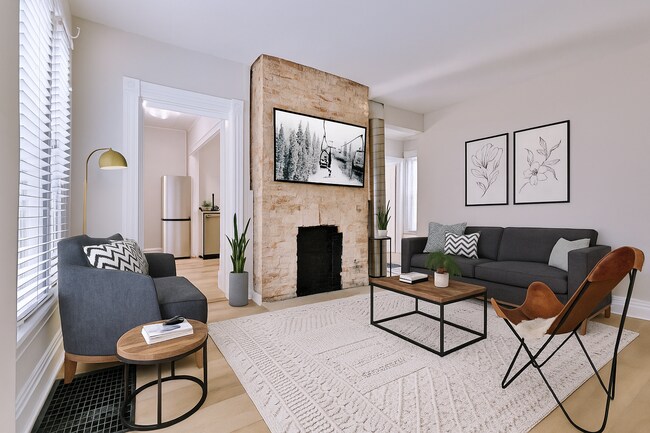 Living room decorated - 3641 Edwards Rd Unit #1