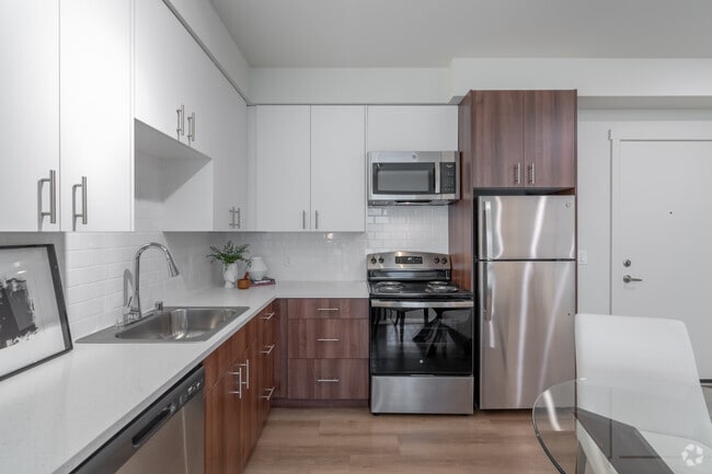 1BR, 1BA - 540SF - Kitchen - Paramount 1 Apartments