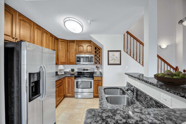 Spacious Kitchens with Built In Wine Rack