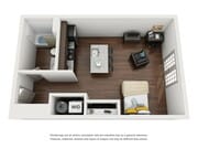 S1: Studio | 1BA | 504 SF