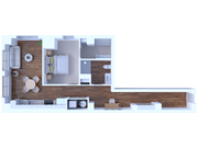 1 Bedroom/1 Bathroom-827