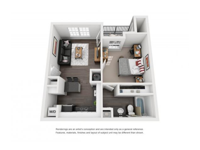1x1 - 1BD/1BA