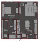 A6 floor plan The Michael At Presidio
