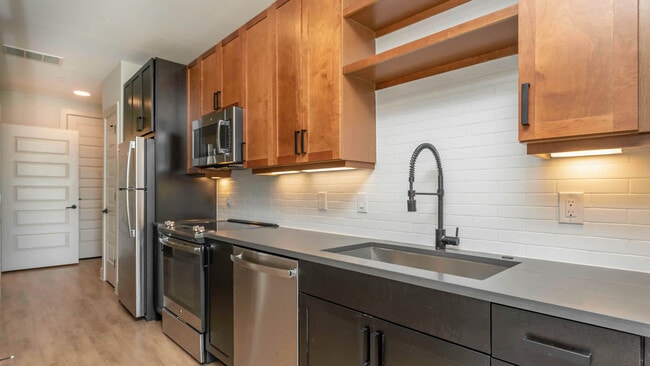 Kitchen with Stainless Steel Appliances - Indie Deep Ellum