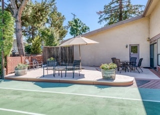 private back yard terrace - 4569 E Alamos Ave Unit 1