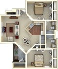 2BR/2BA