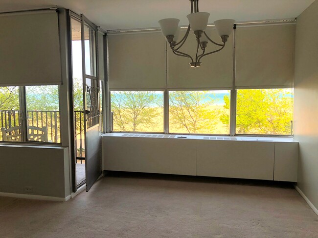 You cannot beat this view from the spacious dining & living room! - 5757 N Sheridan Rd Condo Unit 2B