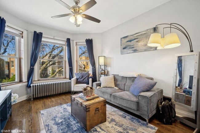 Living Room - 2439 N Harding Ave Unit 2F