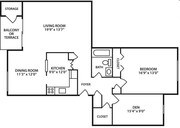 1BR/1BA