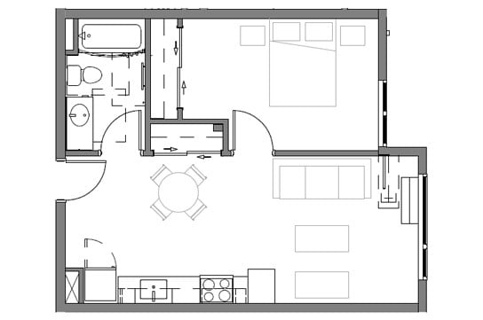 1 BEDROOM