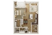 1 bedroom w/ Den | 1 Bath | 919 SF