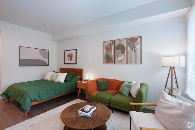 Studio - 419SF - S1 - Living Room