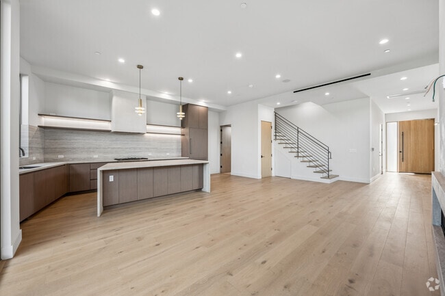 4BR, 4BA - 2979SF - Kitchen, Living Room and Dining Room
