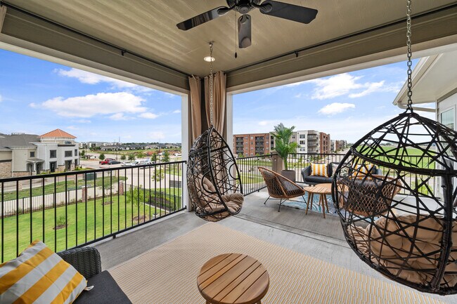 Over Sized covered Patio on 3rd floor