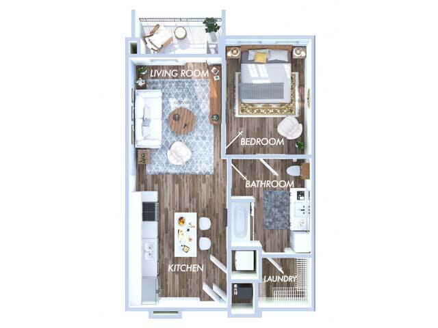 1 Bedroom | 1 Bath - Ristretto | A1