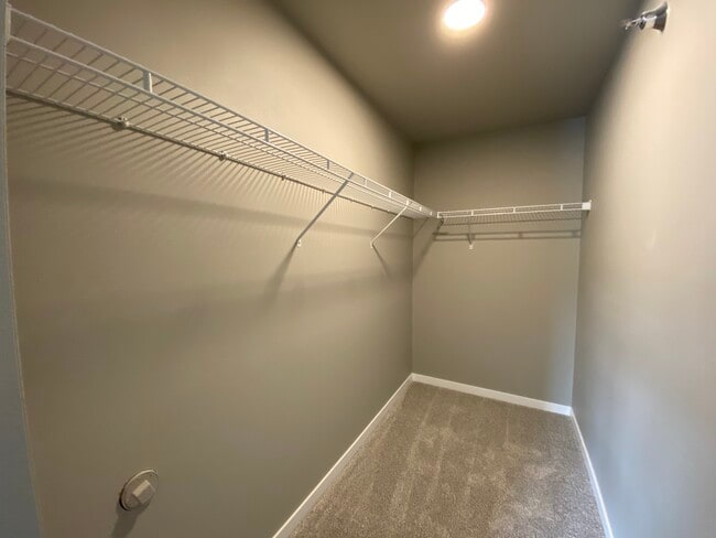 Large, walk-in closets