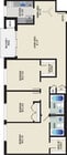 3 BR/ 2 BA (Style N1) | 1060 sq. ft.