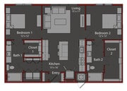 B1 floor plan The Michael At Presidio