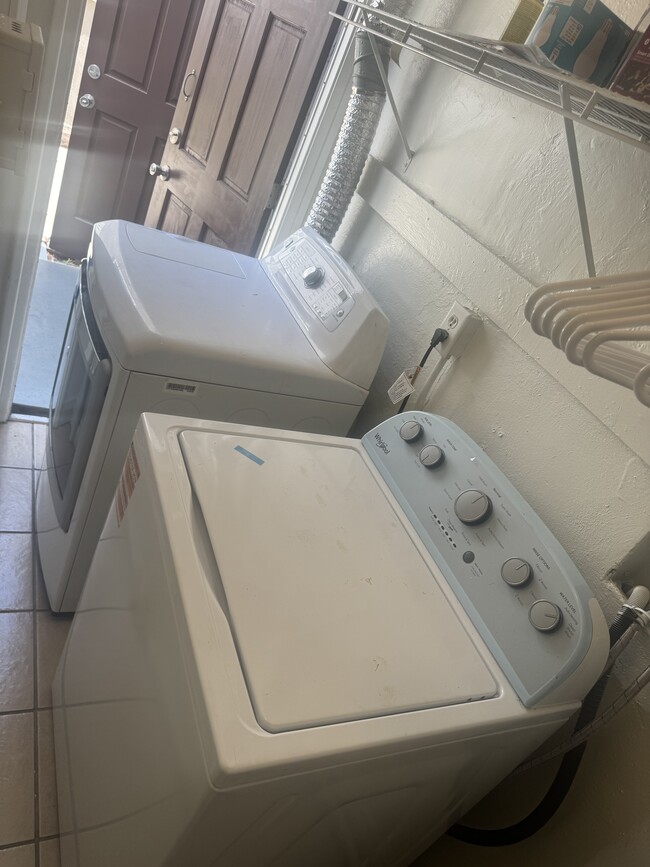 In Unit Washer and Dryer