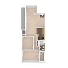 The Elm - 2 Bed, 1 Bath, Den, 981 sq. ft.