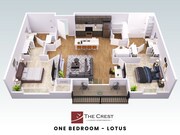 Lotus Floor Plan 3D