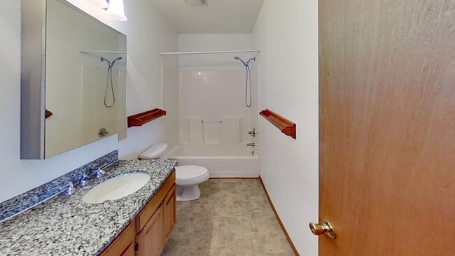 Photo - Duplex with two large bedrooms, walk in closet, 1.5 bath, full basement, lawn and snow removal in...