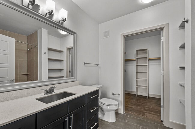 Spacious Bathroom with Walk-In Closet