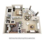 Murray | 1 Bedroom | 1 Bath | 833 SF