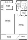 1BR/1BA