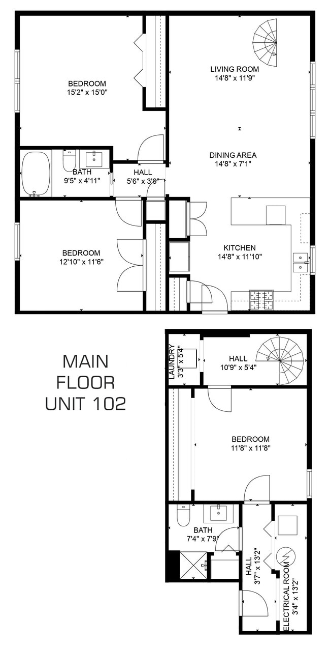 Floorplan - 3514 Grand Ave S