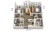 TH4 | 2x2 | 1144 sq ft