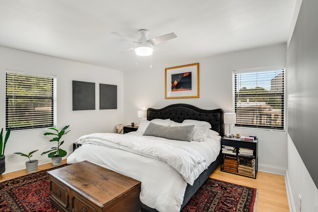 Large primary bedroom with tons of natural light! - 96 Ardmore Pl NW Unit 3