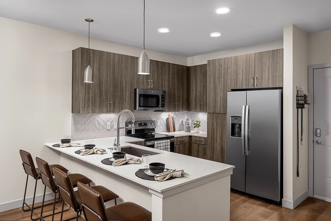 Sleek Resident Kitchen