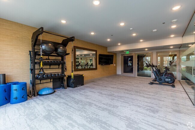 Dedicated yoga room