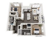 B2a floor plan Camellia at One Nexton