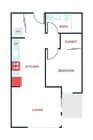 1 Bed, 1 Bath - Apt D (Income Qualified)