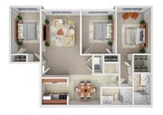 Crossings 3 bed 2 bath