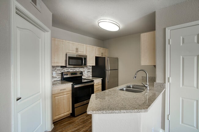 Cook, dine, and gather in a stylish kitchen space.