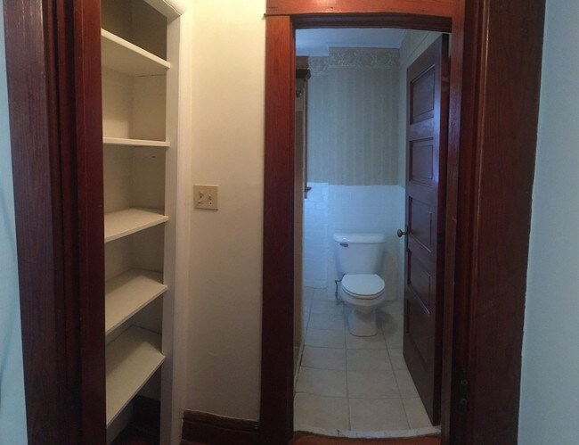 Shelving by bathroom - 216 South St Unit 3
