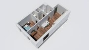 Glazed - One Bedroom Floor Plan