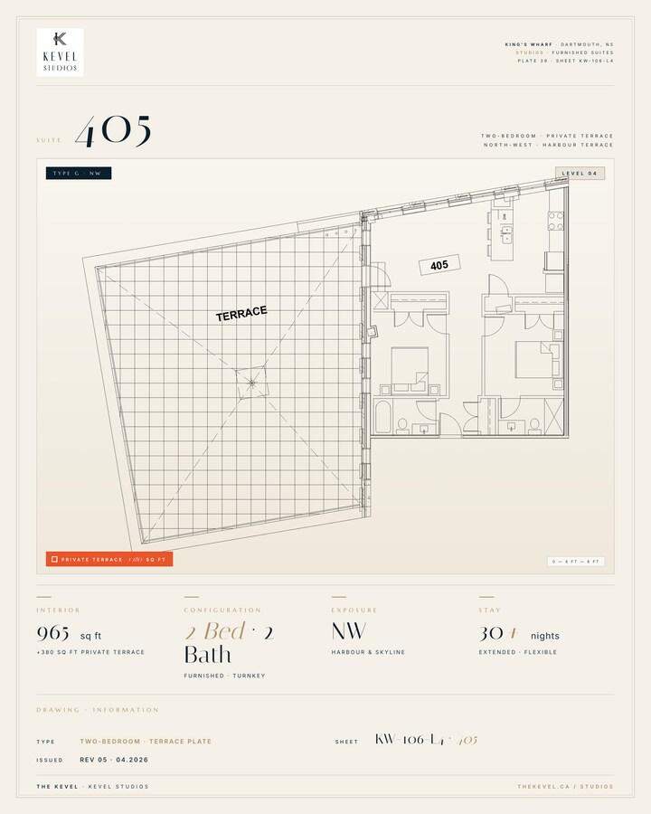 2 Bedroom Suite · 965 sq ft - 2 Bedroom Suite · 965 sq ft Unit 405