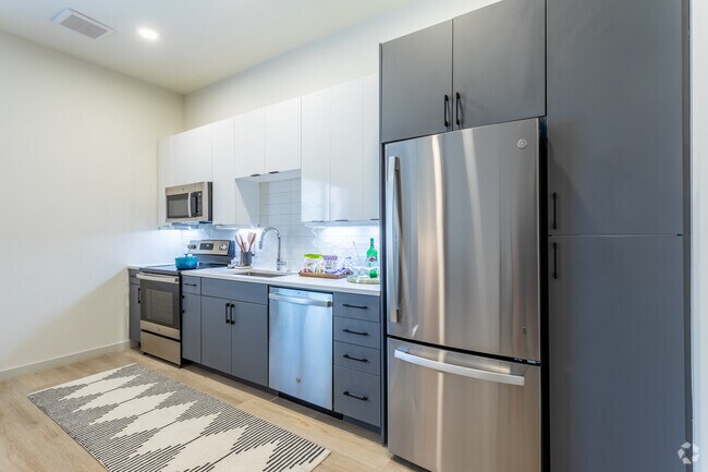 1HAB, 1BA - 637SF Santa Fe A - Cocina - The Emory