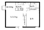 1 Bedroom Ranch