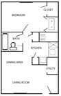 1BR/1BA
