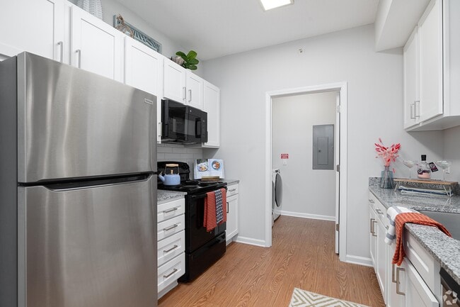 Granite Counters + Modern Cabinetry