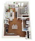 Floor Plan K | Domain | Apartments in Madison, WI