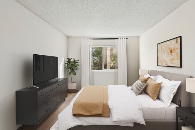 Classic Package II bedroom with hard surface flooring (select homes)