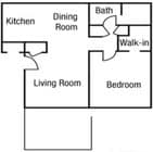 1BR/1BA