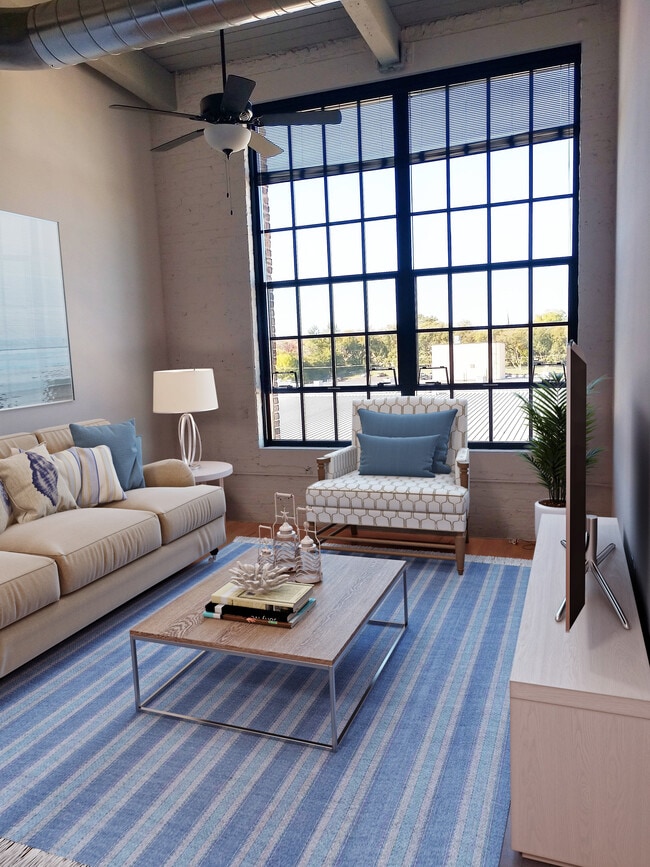 Living Room Area - Badger State Lofts