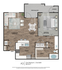 1 HABITACIÓN / 1 BAÑO
